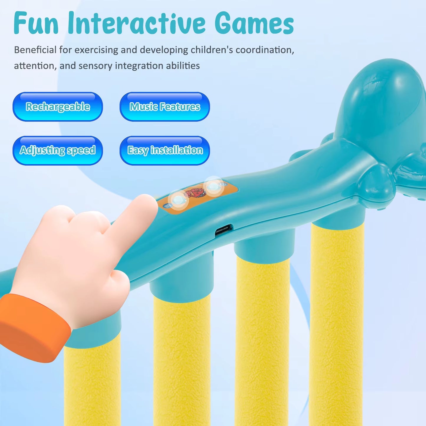 Challenge Falling Sticks Educational Game for Children - Hand-Eye Coordination and Parent-Child Interactive Sports Toy