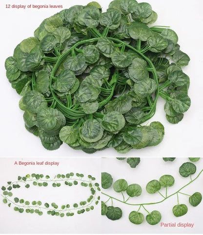 Artificial Green Plants and Rattan Climbing Vines for Wedding and Home Decor