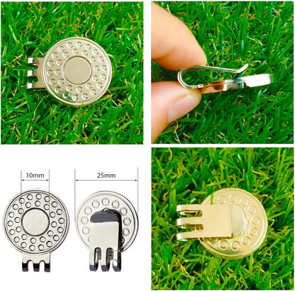 Premium Golf Ball Marker and Hat Clip Value Set for Men and Women Golfers – Easily Removable and Attachable, Ideal Gift Option